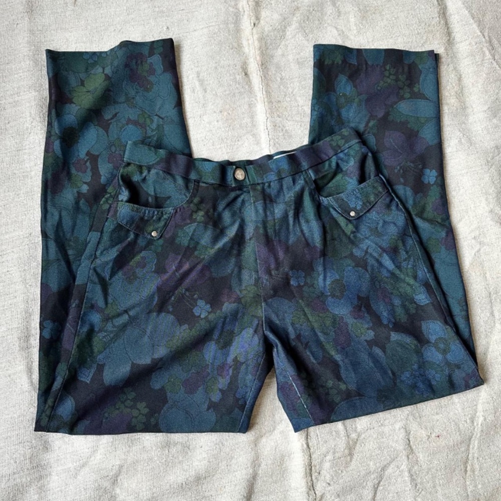 Vintage Crocodile Cigarette Pants